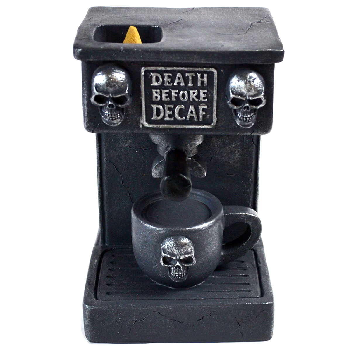 5" Espresso Coffee maker backflow incense burner