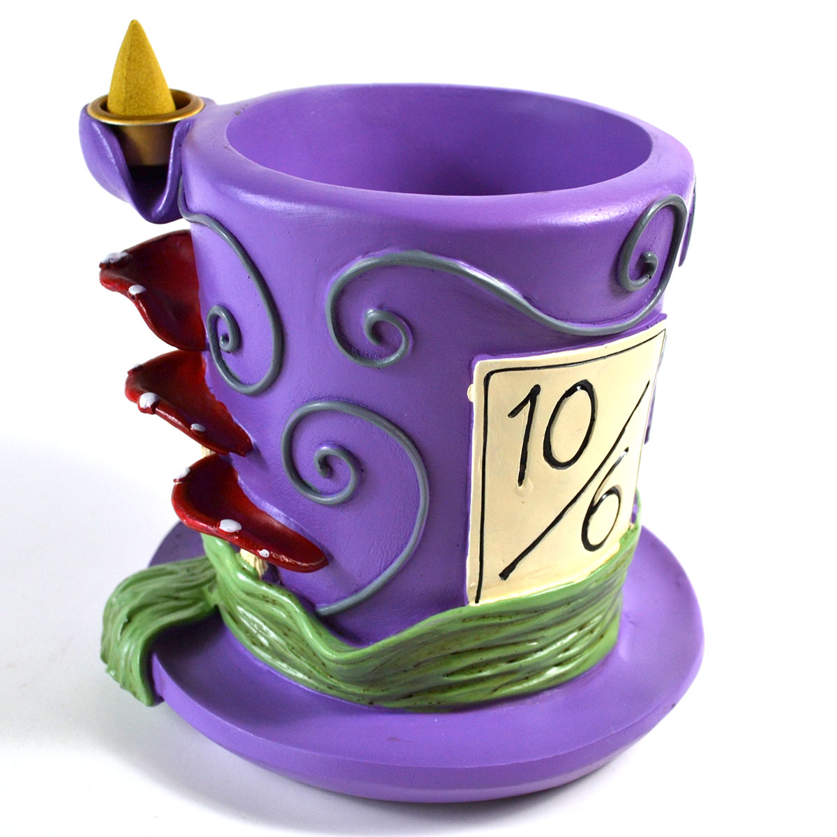 4 3/4"Mad Hatter backflow incense burner
