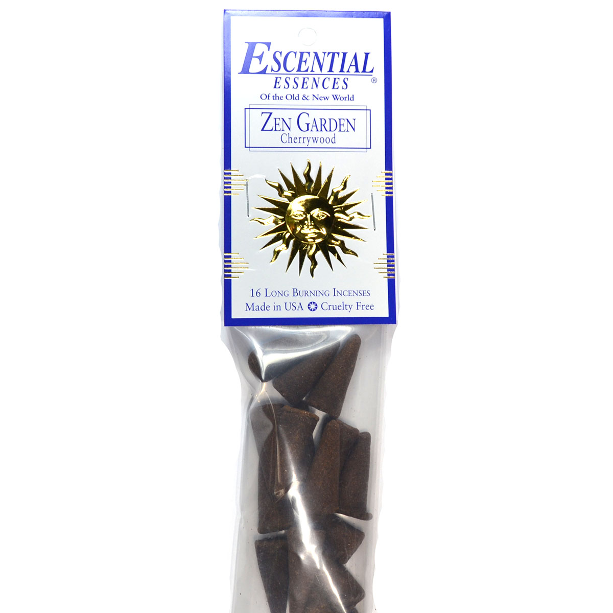 16/pk Zen Garden escential essences incense cones