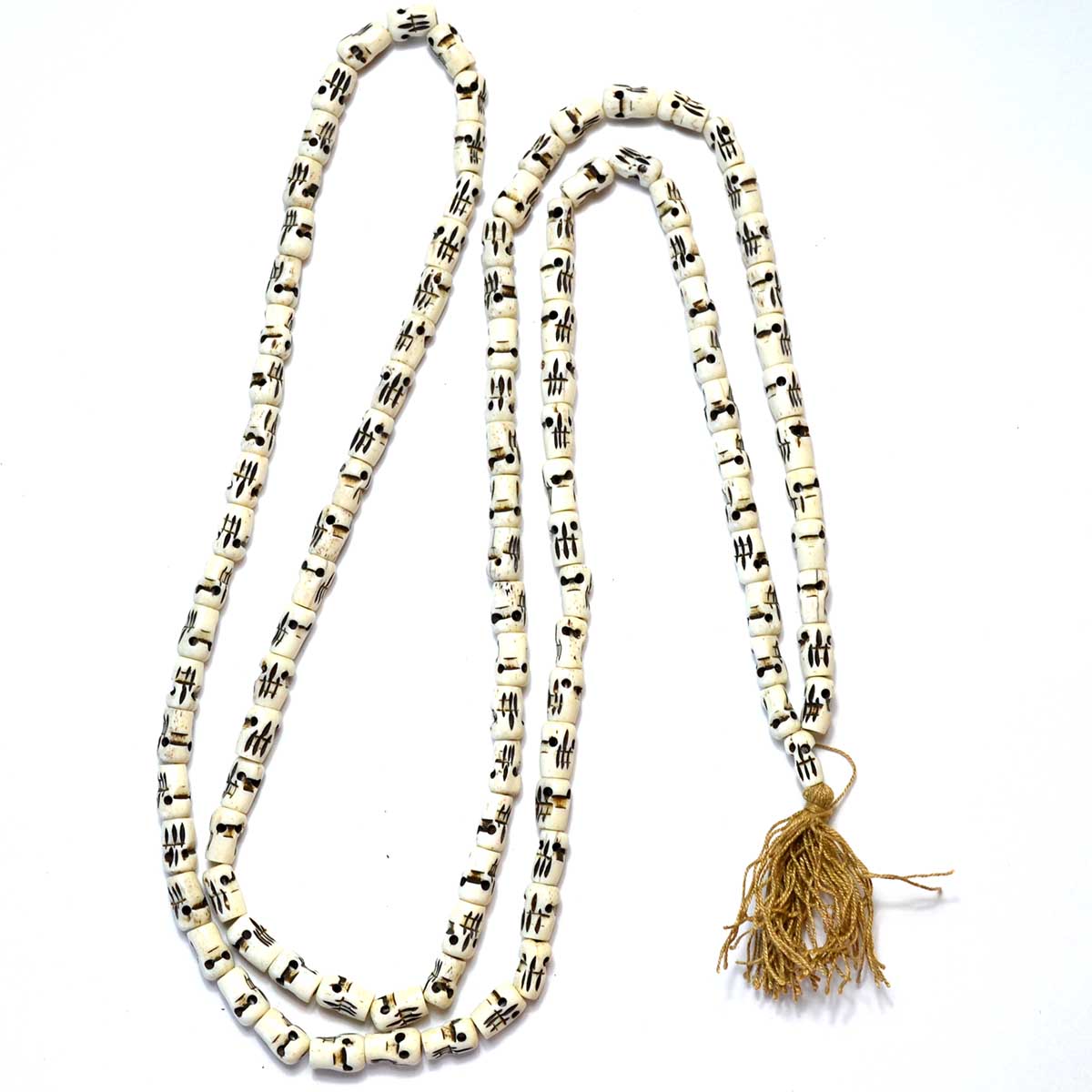 108 pcs Skull Beads mala