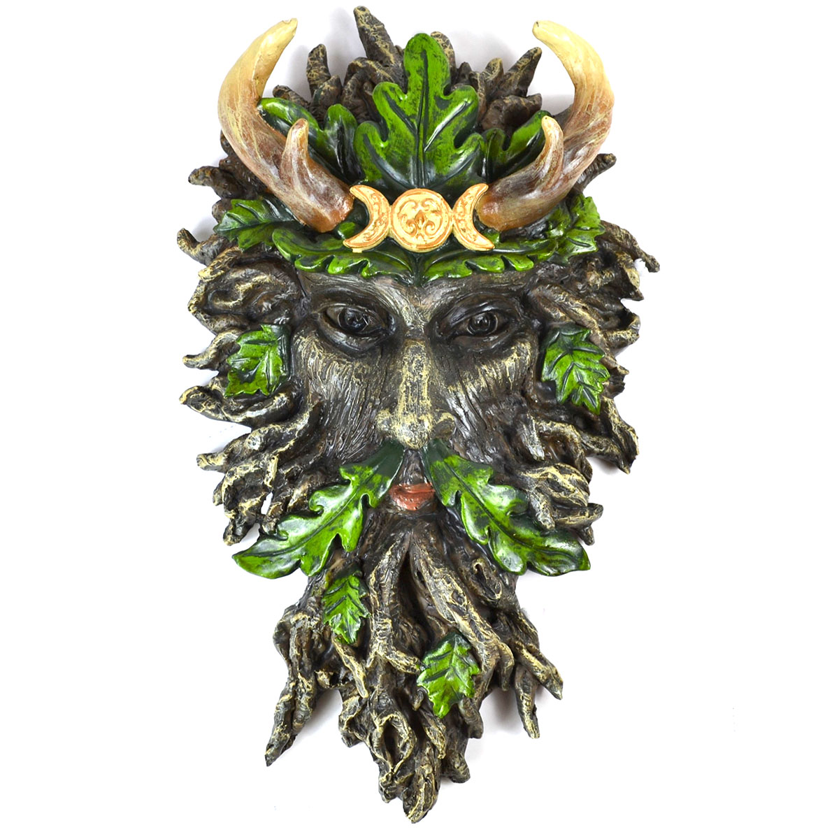 10 1/2" Greenman wall plaque